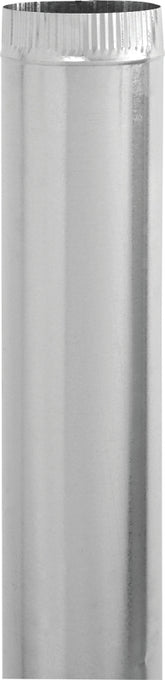 Imperial GV0385 Round Pipe, 6 in Dia, 30 in L, 30 Gauge, Steel